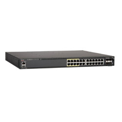 Ruckus  24-port 1 GbE switch PoE+, 3 modular slots for optional uplinks/stacking