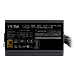 ALIMENTATORE ATX 750W COOLER MASTER MWE750 V3 BRONZE  750WATT FAN120MM NON MODUL