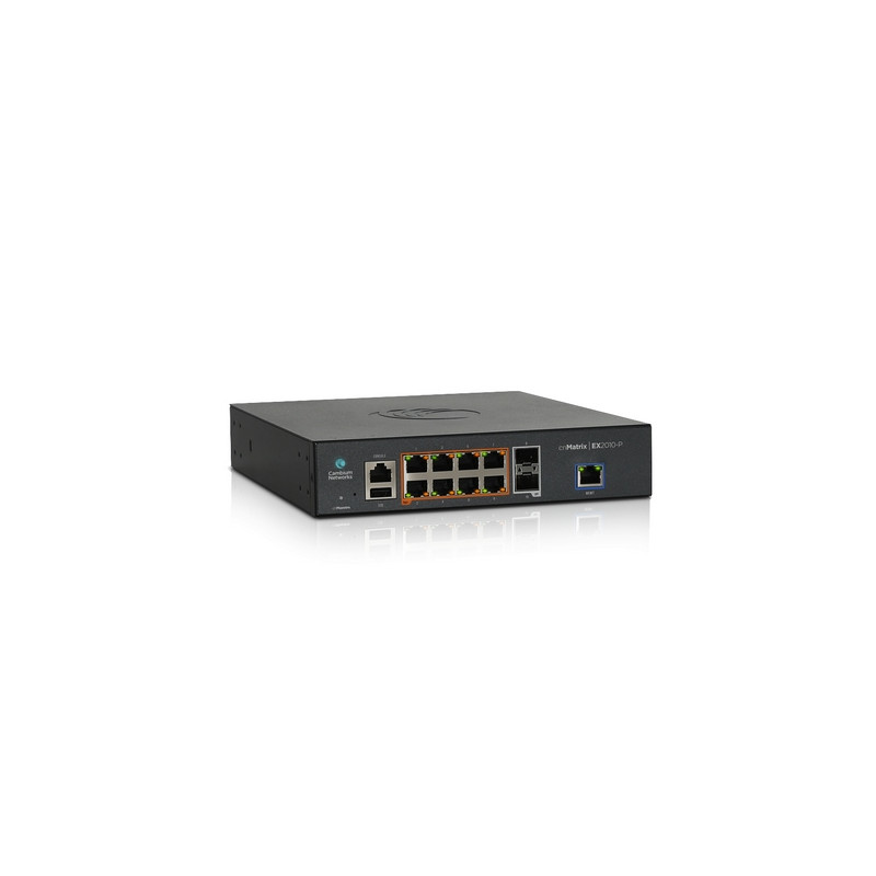 CambiumNetworks,EX2010P,Intelligent Ethernet PoE Switch cnMatrix, 8 x 1G and 2 S