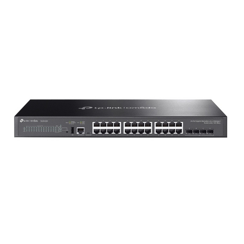 TP-Link - SG5428X - Omada 24-Port Gigabit Stackable Lite L3 Managed Switch with