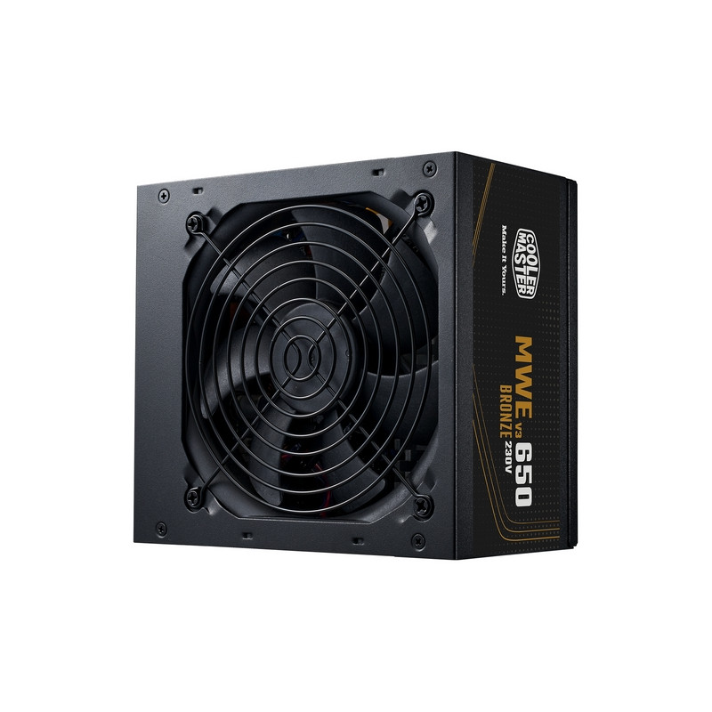 ALIMENTATORE ATX 650W COOLER MASTER MWE650 V3 BRONZE  650WATT FAN120MM NON MODUL