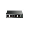 SWITCH 5P LAN GIGABIT TP-LINK  CON 4P POE+ -GARANZIA A VITA