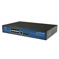 Allnet ALL SG8610PM, switch smart managed 8 Giga PoE Fanless 2SFP    PROMO FINO