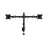 STAFFA X DOPPIO MONITOR DA TAVOLO 13"-27" EQUIP  SUPP.FINO A 8KG - VESA FINO A 1