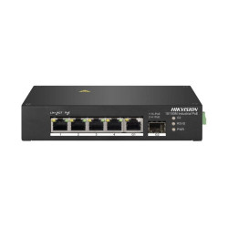 SWITCH INDUSTRIALE 4P 10/100M POE 1P GIGABITS RJ45 1P GIGABIT SFP UPLINK HIKVISI
