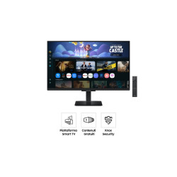 MONITOR SMART SAMSUNG LCD IPS 27" WIDE S27FM500 5MS MM FHD BLACK 2XHDMI HUB USB