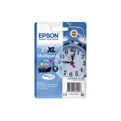 MULTIPACK EPSON 27XL "SVEGLIA"  3 COLORI X WF-7110DTW/7610DWF/7620DTWF/3620DWF/3