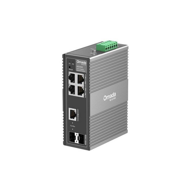 SWITCH INDUSTRIALE 6P TP-LINK  5P GIGABIT RJ45 1SLOT GIGABIT SFP 1SLOT COMBO GIG