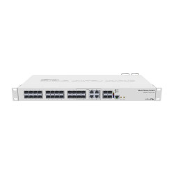 MikroTik,  CRS328, 4C, 20S, 4S+RM with 800 MHz CPU, 512MB RAM, 24x SFP cages, 4x