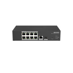 SWITCH 8P 10/100M POE -1P GIGABIT RJ45+1P GIGABIT SFP UPLINK HIKVISION  SMART MA