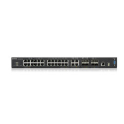 SWITCH 24P LAN GIGABIT + 4P 10G SFP+ ZYXEL  MANAGED L3 -RACK