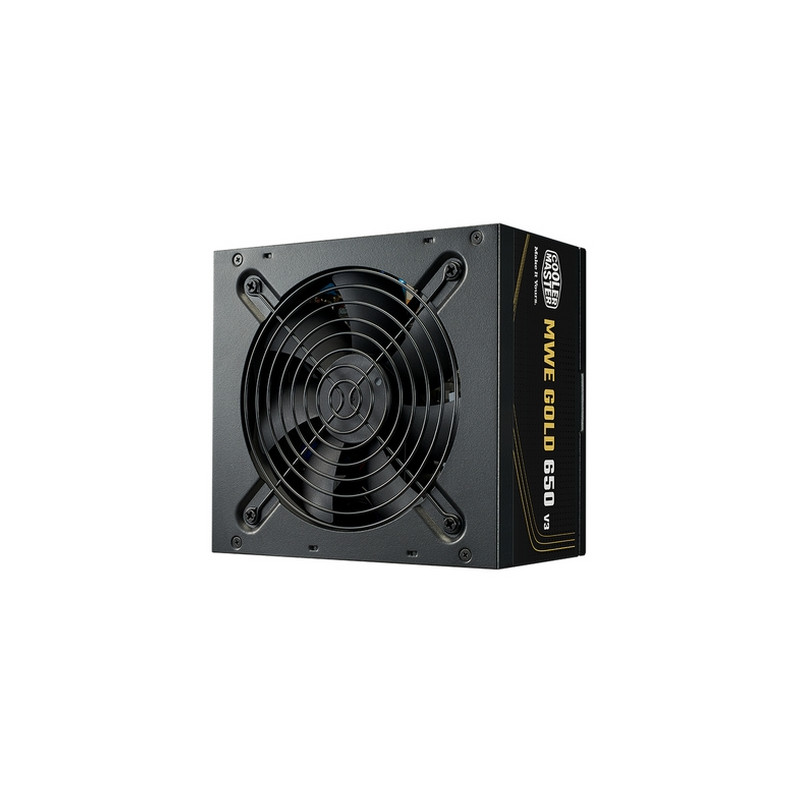 ALIMENTATORE ATX 650W COOLERMASTER MWE GOLD V3  PFC-ATTIVO 80+ 240VAC NON MODULA