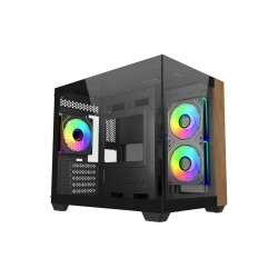 CABINET MINI TOWER COOLER MASTER  ELITE 481 WOOD BLACK MATX/ITX 1X3.5 2X2.5 3X12