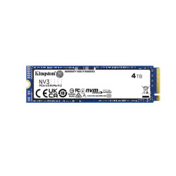 SSD-SOLID STATE DISK M.2(2280) NVME 4000GB (4TB) PCIE4.0X4 KINGSTON  READ:6000MB
