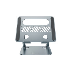 SUPPORTO PIEGHEVOLE X NOTEBOOK  CONCEPTRONIC  ALTEZZA REGOLABILE - ALLUMINIO
