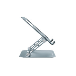 SUPPORTO PIEGHEVOLE X NOTEBOOK  CONCEPTRONIC  ALTEZZA REGOLABILE - ALLUMINIO
