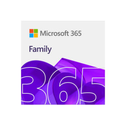 MICROSOFT 365 FAMILY  - SUBSCRIPTION 1 ANNO FY25H2 - MEDIALESS WIN/MAC