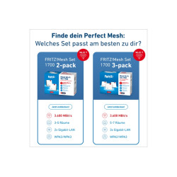 AVM | FRITZ!Mesh Set 1700 3-pack Edition International