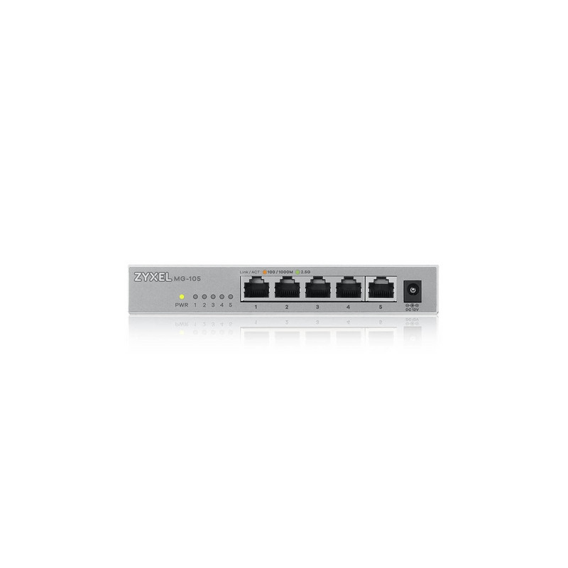 SWITCH 5P 2.5GBE ZYXEL   UNMANAGED 1P 10GBE SFP+ DESKTOP