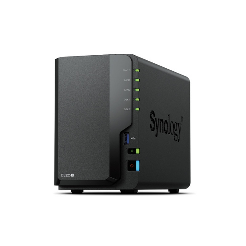 NAS SYNOLOGY  X 2HD 3.5"/2.5" SATA2/3 - NO HD - CELERON J4125 -2GB DDR4-1P LAN R