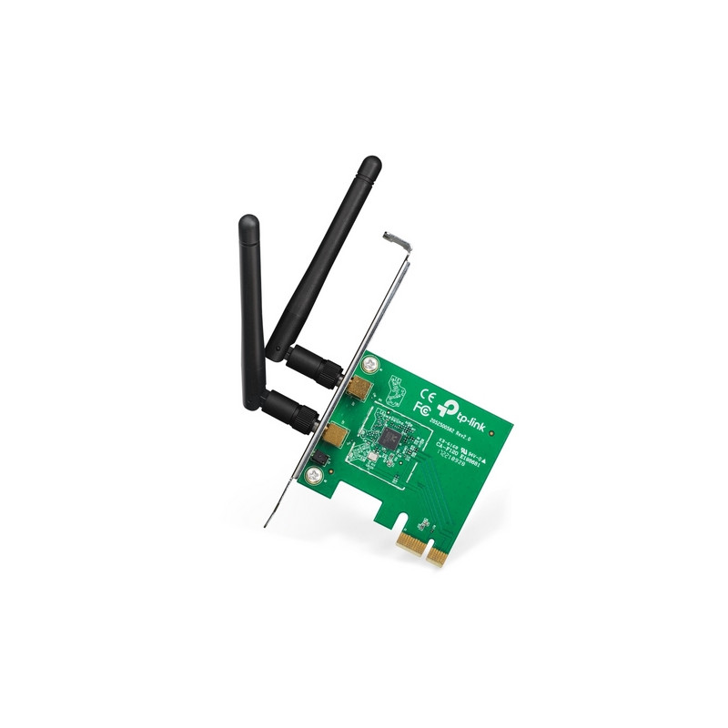 ADATTATORE PCI-E WIRELESS TP-LINK  2 ANTENNE STACC. - GARANZIA 3 ANNI