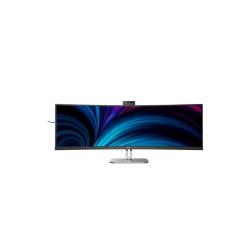MONITOR PHILIPS CURVED LED 49"  32:9 4MS MM DUAL QHD 3000:1 BLACK 2XHDMI DP USB-