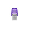 FLASH DRIVE "MICRODUO" USB3.1+USB-C  64GB KINGSTON  READ: 200MB/S