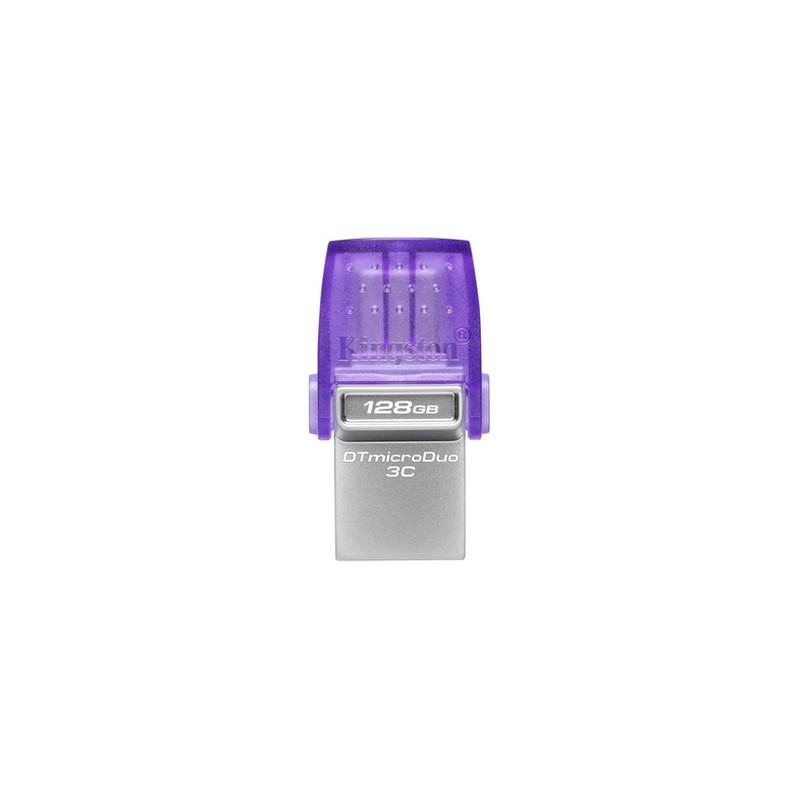 FLASH DRIVE "MICRODUO" USB3.2+USB-C 128GB KINGSTON  READ: 200MB/S