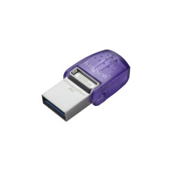 FLASH DRIVE "MICRODUO" USB3.2+USB-C 128GB KINGSTON  READ: 200MB/S