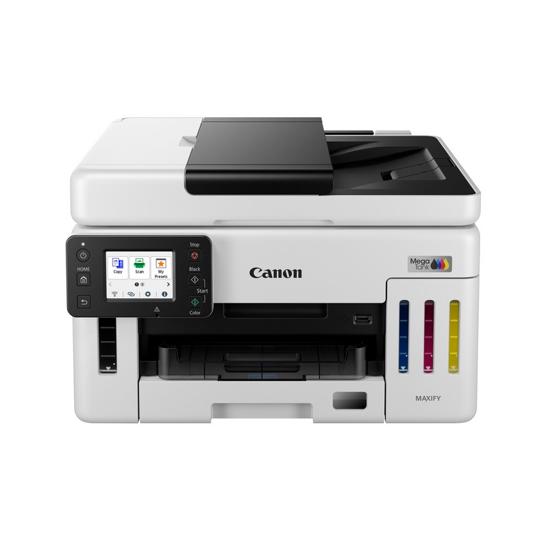 STAMPANTE CANON MFC GX6150 REFILLABLE  3 IN 1 24IPM STAMPA F/R ADF LCD 350FG WIF