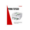 STAMPANTE CANON MFC INK PIXMA TS7550I WHITE  3IN1.14 IPM. INCHIOSTRO NERO A PIGM