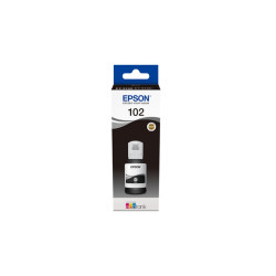FLACONE EPSON 102  NERO 127ML PER ECOTANK ET-2700 ET-2750 ET-3750 ET-4750 ET-150