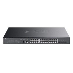 SWITCH 24P GIGABIT STACKABLE LITE L3 MANAGED POE++ - 4P 10G SFP+ TP-LINK  - GARA