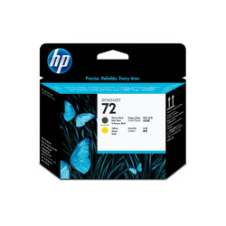 TESTINA DI STAMPA HP 72  GIALLO E NERO OPACO X DESIGNJET HDA PRO MFP, SD PRO MFP