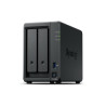 NAS SYNOLOGY  X 2HD 3.5"/2.5"SATA2/3-NO HD- AMD RYZEN R1600-DDR4 4GB-2P 1P LAN 2
