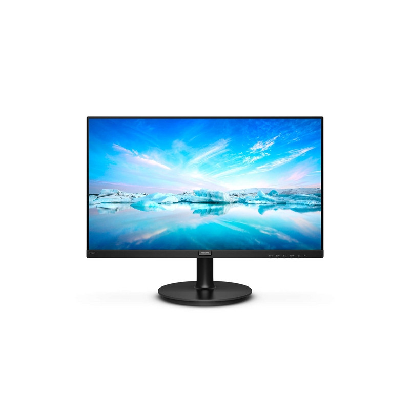 MONITOR PHILIPS LCD LED 21.5" WIDE  4MS MM SOFTBLUE FHD 4000:1 BLACK VGA HDMI VE