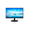 MONITOR PHILIPS LCD LED 21.5" WIDE  4MS MM SOFTBLUE FHD 4000:1 BLACK VGA HDMI VE