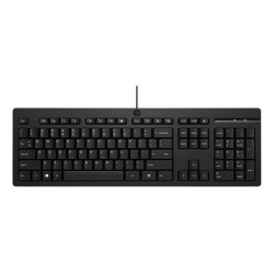 TASTIERA HP WIRED 125 G2 USB  BLACK 1Y FINO:31/12