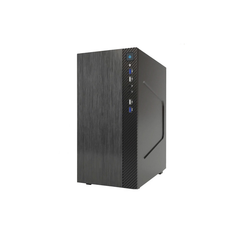 CABINET ITEK SMALLCOM-B - MINI TOWER,  MATX, 2XUSB3, 2XUSB2, BRUSHED () FINO:31/
