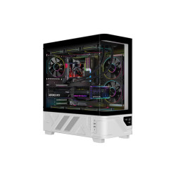 CABINET ITEK NETRON CURVED - GAMING TOWER, ATX, 3X12CM ARGB FAN, 2XUSB3, TYPE-C,