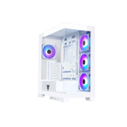 CABINET ITEK SHOWBUI 45W - GAMING TOWER, ATX, 4X12CM ARGB, 2XUSB3, TYPE-C, SIDE+