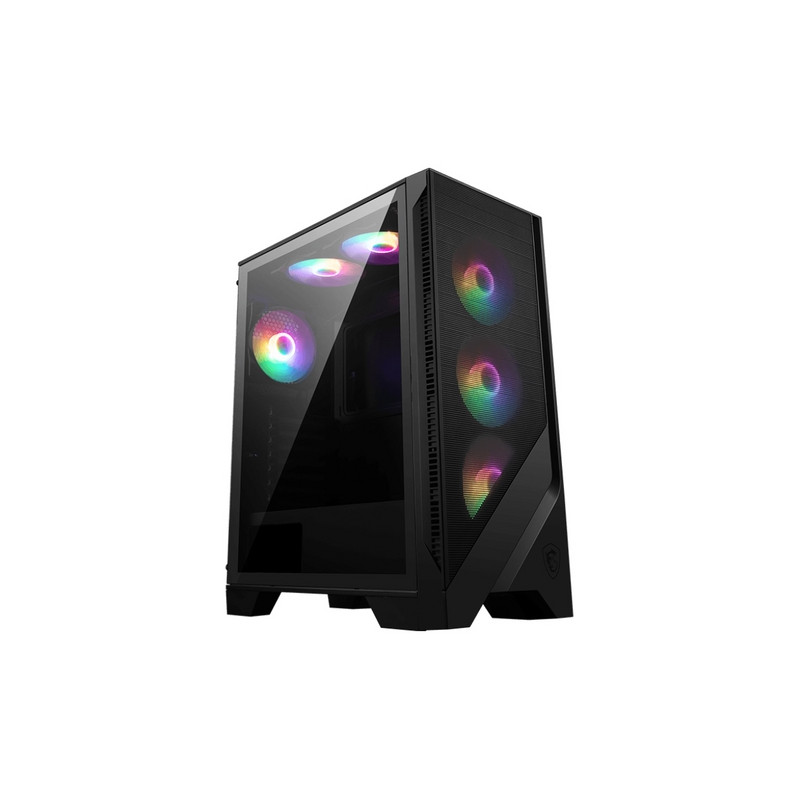CABINET ATX MIDI TOWER MSI MAG FORGE 120A AIRFLOW 2XUSB 7XSLOT 6XFAN-120MMRGB AT