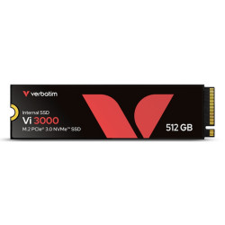 SSD-SOLID STATE DISK M.2(2280) NVME 512GB PCIE3.0X4 VERBATIM VI3000 READ:3100MB/