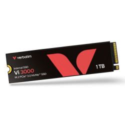 SSD-SOLID STATE DISK M.2(2280) NVME 1000GB(1TB) PCIE3.0X4 VERBATIM VI3000 READ:3