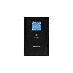 UPS MEDIACOM  AC 140-290 V- 480 WATT / 800 VA- TOWER, BATTERY 12V/9AH, CONNETTOR
