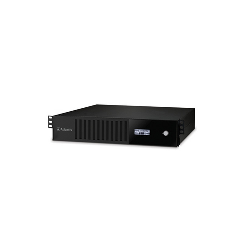 UPS ATLANTIS  1200VA/720W SINEWAVE CON AVR-RACK 2U-DISPLAY LCD-INT. USB-2 BATT.
