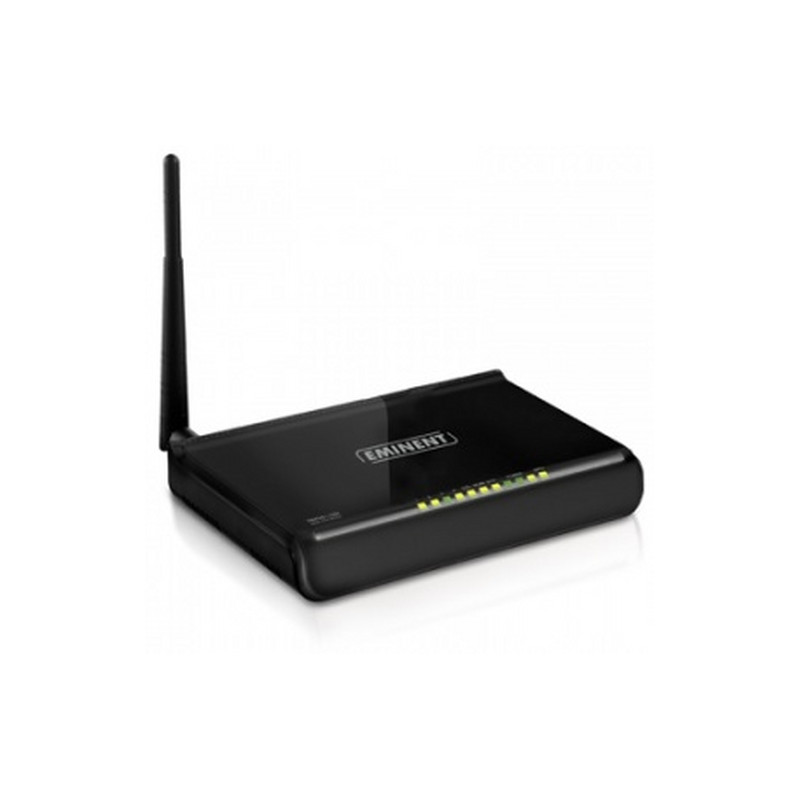 WIRELESS ROUTER ADSL2+ EMINENT  150N - 1T1R 4P 10/100 1 ANTENNA
