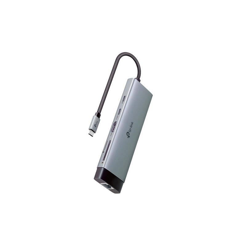 HUB USB TYPE-C TP-LINK  CON 9P -1P HDMI 4K-1P USB-C PD 100W- 1P RJ45-1P SD E 1P