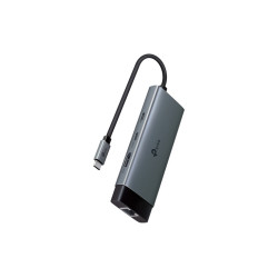 HUB USB TYPE-C  6P TP-LINK  1 CONN.USB-C 1P HDMI 4K 60HZ 1P USB-C PD 100W 1P RJ4