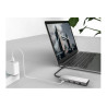 HUB USB3.2 GEN.2 4P CONCEPTRONIC  USB-C X4, 100W USB PD, ALUMINUM CASE